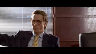American Psycho - Business Card Scene at 00:11 — Bateman
