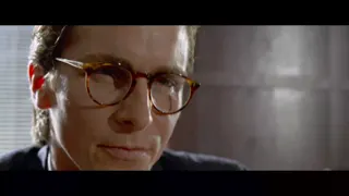 American Psycho - Business Card Scene at 00:27 — Bateman