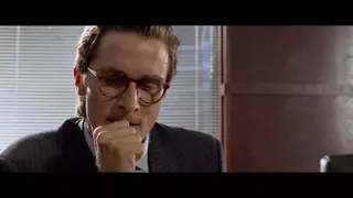 American Psycho - Business Card Scene at 00:33 — Bateman