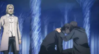 Attack on Titan - Eren Manipulates Grisha at 01:09 — Zeke Yeager