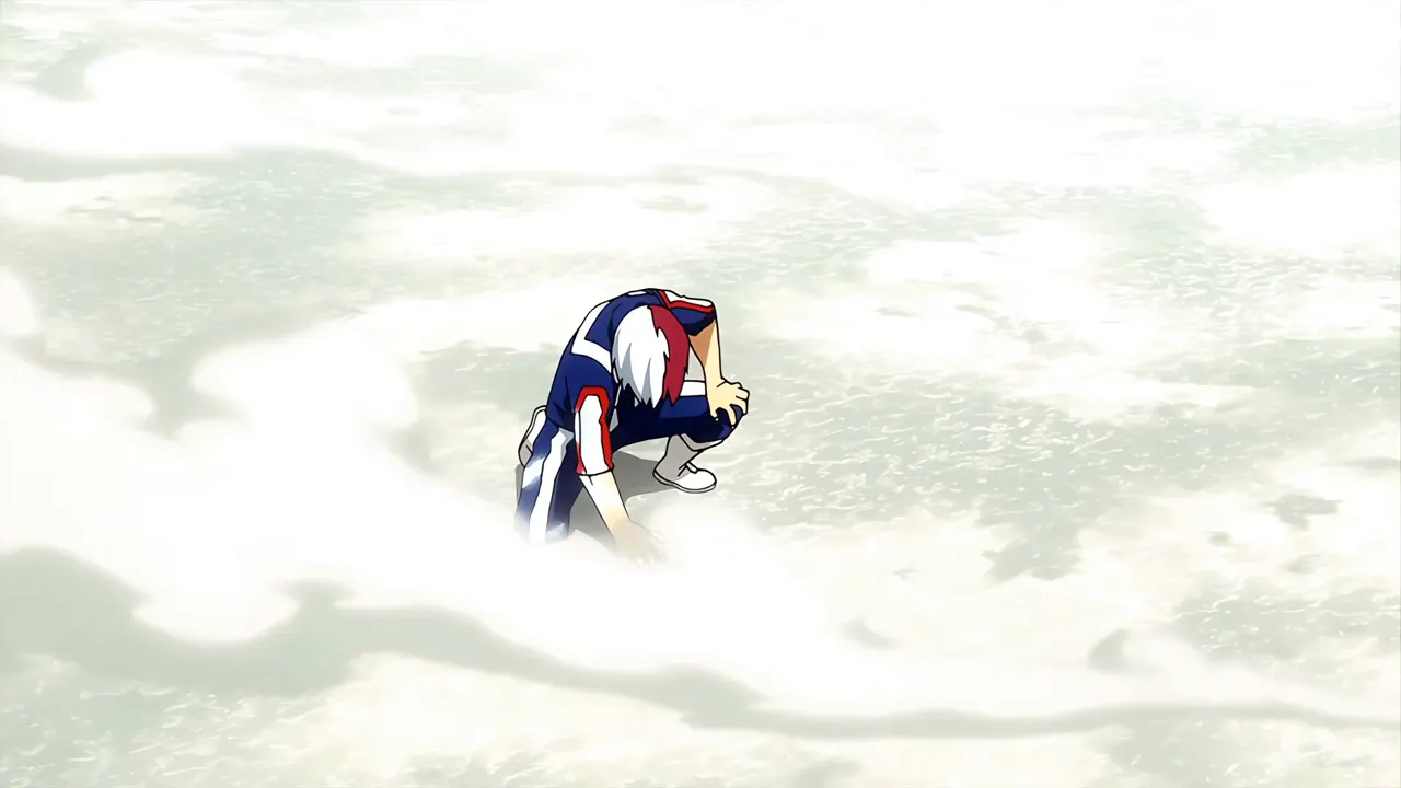 Deku vs Todoroki at 00:00 — Todoroki