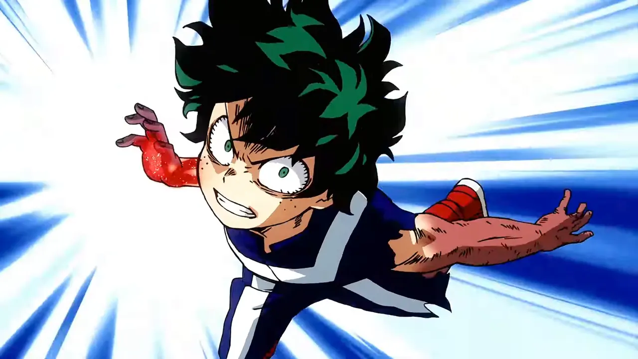 Deku vs Todoroki at 01:10 — Todoroki