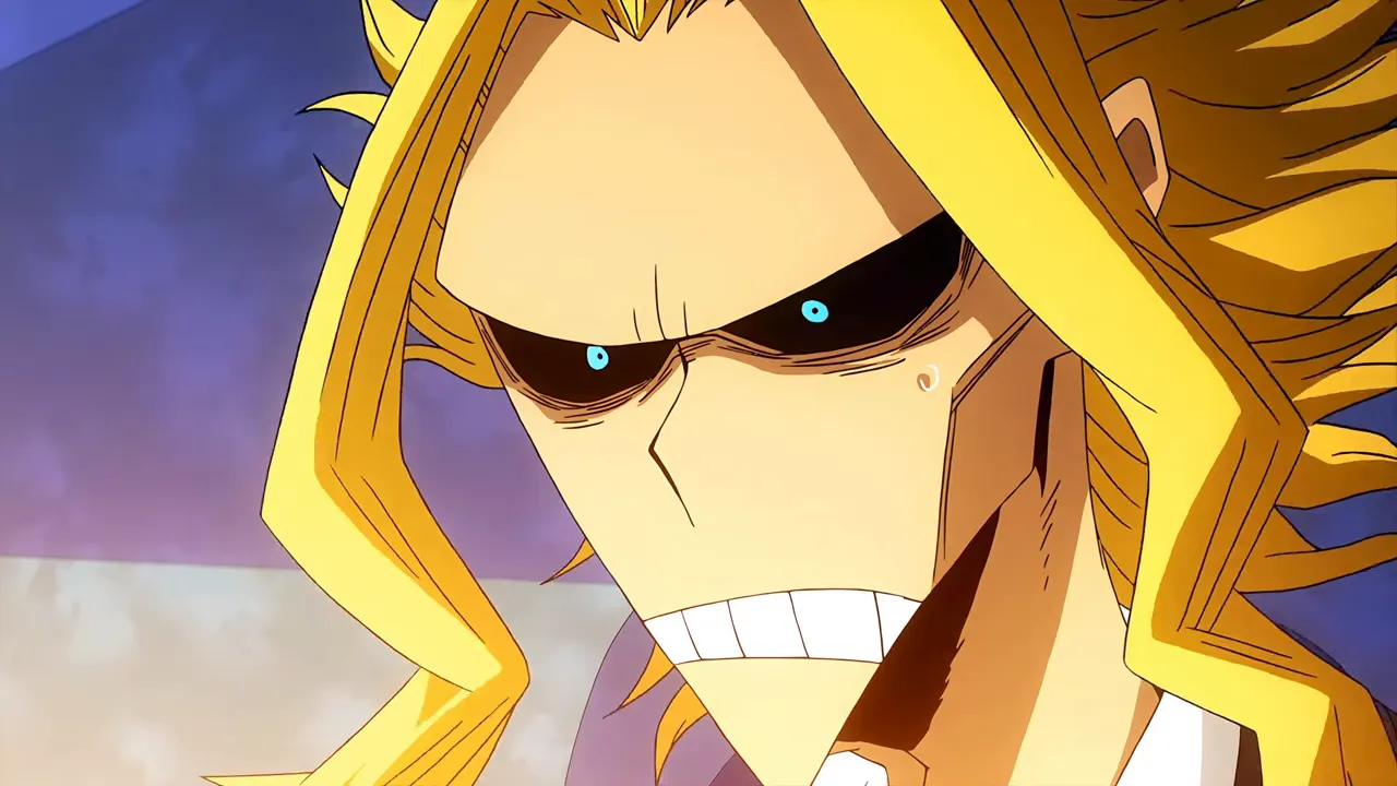 Deku vs Todoroki at 00:15 — All Might