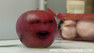 Annoying Orange at 00:31 — Apple