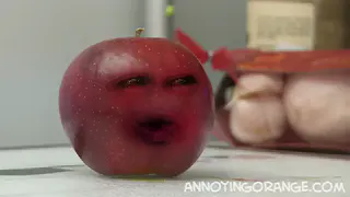 Annoying Orange at 00:40 — Apple