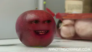 Annoying Orange at 00:43 — Apple