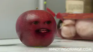 Annoying Orange at 01:06 — Apple