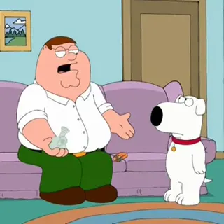 Family Guy - Peter Does Crack at 00:07 — Peter