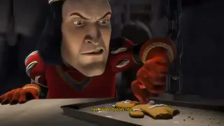 Shrek - Farquaad e o Biscoito (PT-BR) at 01:04 — Biscoito