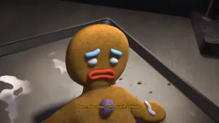 Shrek - Farquaad e o Biscoito (PT-BR) at 01:21 — Biscoito