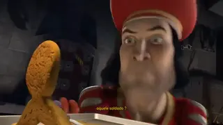 Shrek - Farquaad e o Biscoito (PT-BR) at 01:24 — Farquaad