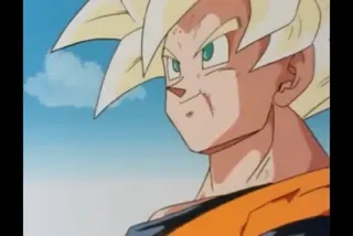 Goku Gives Cell a Senzu Bean at 00:18 — Goku