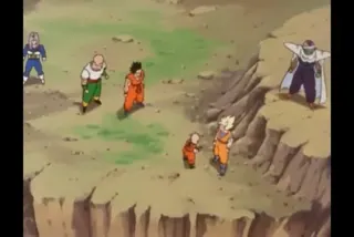 Goku Gives Cell a Senzu Bean at 00:28 — Goku