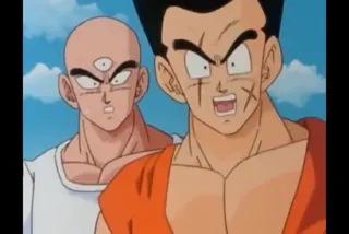 Goku Gives Cell a Senzu Bean at 00:32 — Yamcha