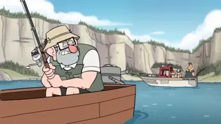 Gravity Falls - Seventeen Cameras at 01:55 — Grunkle Stan