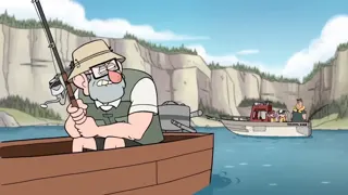 Gravity Falls - Seventeen Cameras at 01:56 — Grunkle Stan