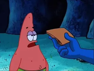 Its not my wallet - Spongebob at 00:30 — Patrick