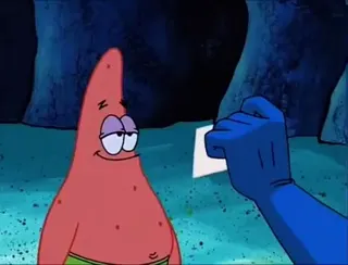Its not my wallet - Spongebob at 00:37 — Patrick