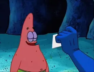 Its not my wallet - Spongebob at 00:40 — Patrick