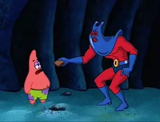 Its not my wallet - Spongebob at 00:48 — Patrick