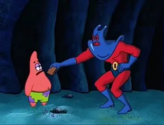 Its not my wallet - Spongebob at 00:50 — Man Ray