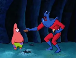 Its not my wallet - Spongebob at 00:51 — Patrick