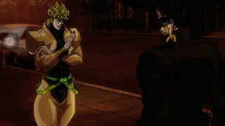 Jotaro vs DIO at 01:34 — Jotaro