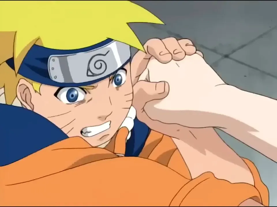 Naruto vs Sasuke on the hospital rooftop fight at 00:04 — naruto