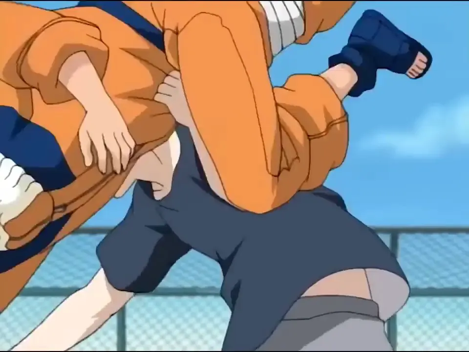 Naruto vs Sasuke on the hospital rooftop fight at 00:13 — naruto