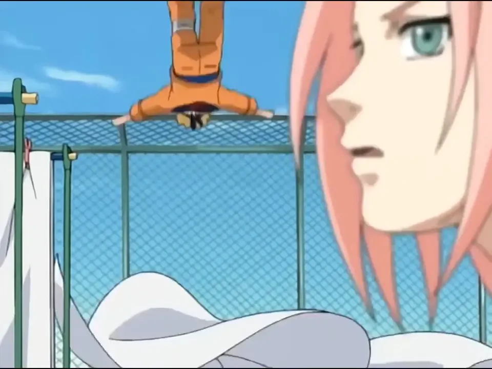 Naruto vs Sasuke on the hospital rooftop fight at 00:39 — naruto