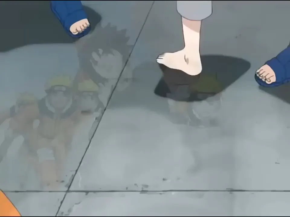 Naruto vs Sasuke on the hospital rooftop fight at 00:54 — naruto