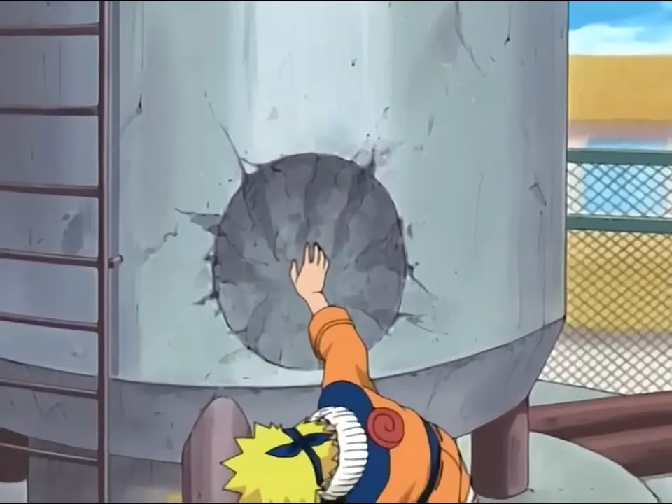 Naruto vs Sasuke on the hospital rooftop fight at 01:53 — naruto