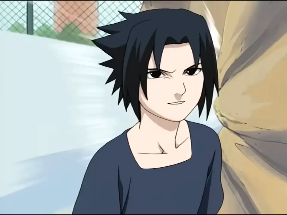 Naruto vs Sasuke on the hospital rooftop fight at 02:10 — sasuke