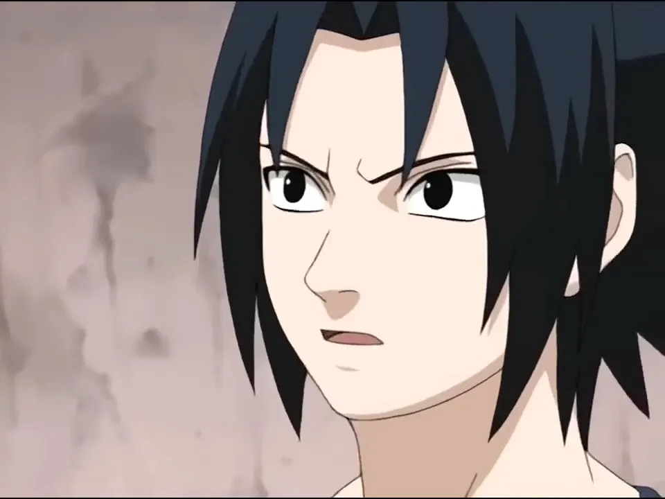 Naruto vs Sasuke on the hospital rooftop fight at 02:17 — sasuke