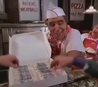 Pizza Commercial - Hold the Sauce? at 00:19 — Fred