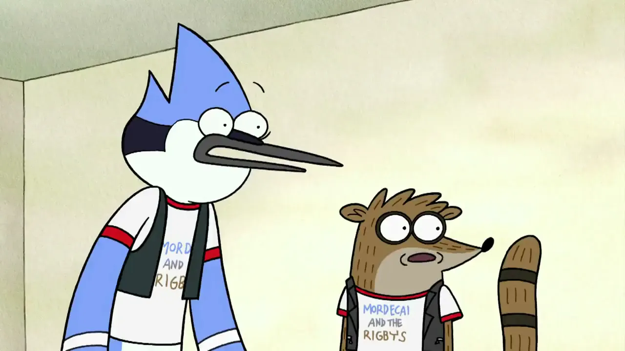 Regular Show - Baby lets just party tonight at 00:15 — Mordecai