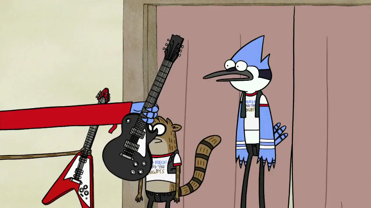Regular Show - Baby lets just party tonight at 00:34 — Future Mordecai