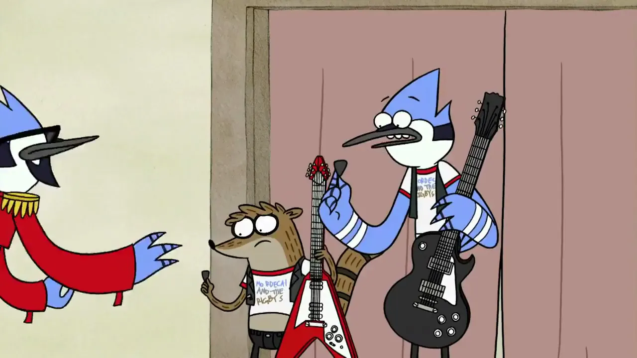 Regular Show - Baby lets just party tonight at 00:37 — Mordecai