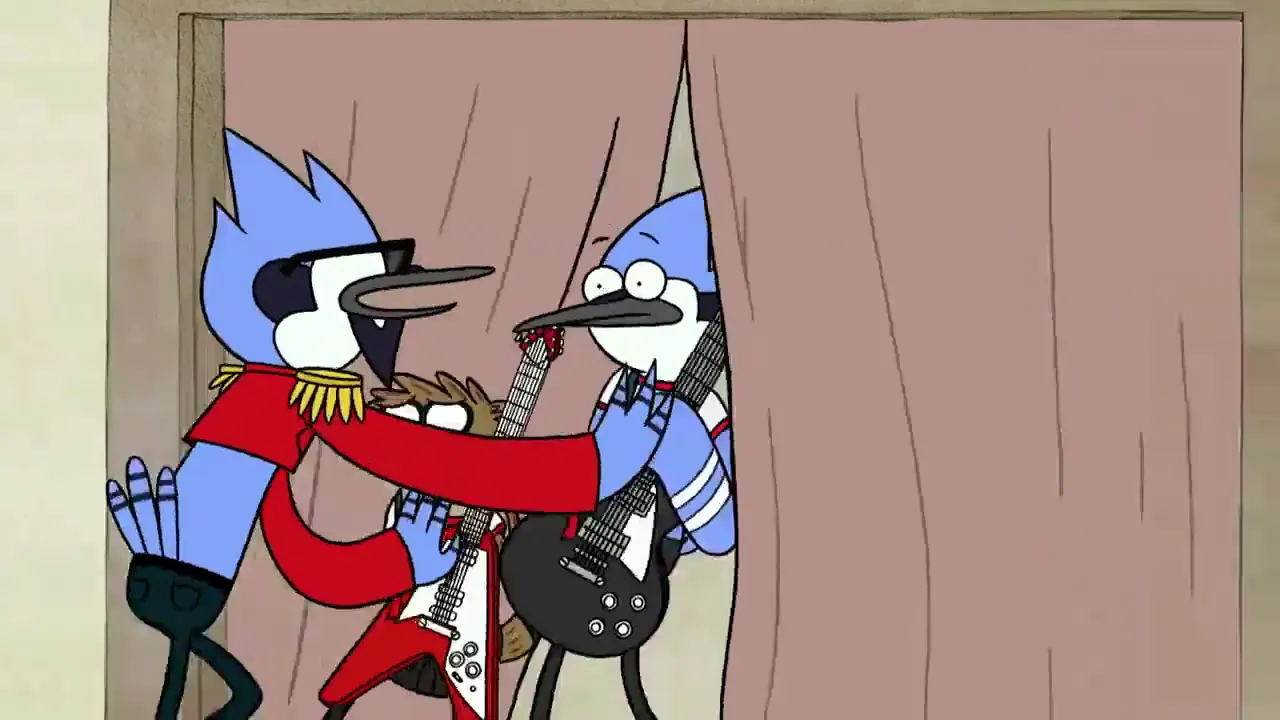 Regular Show - Baby lets just party tonight at 00:38 — Future Mordecai