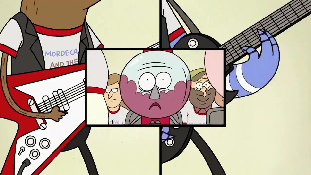 Regular Show - Baby lets just party tonight at 01:03 — Benson