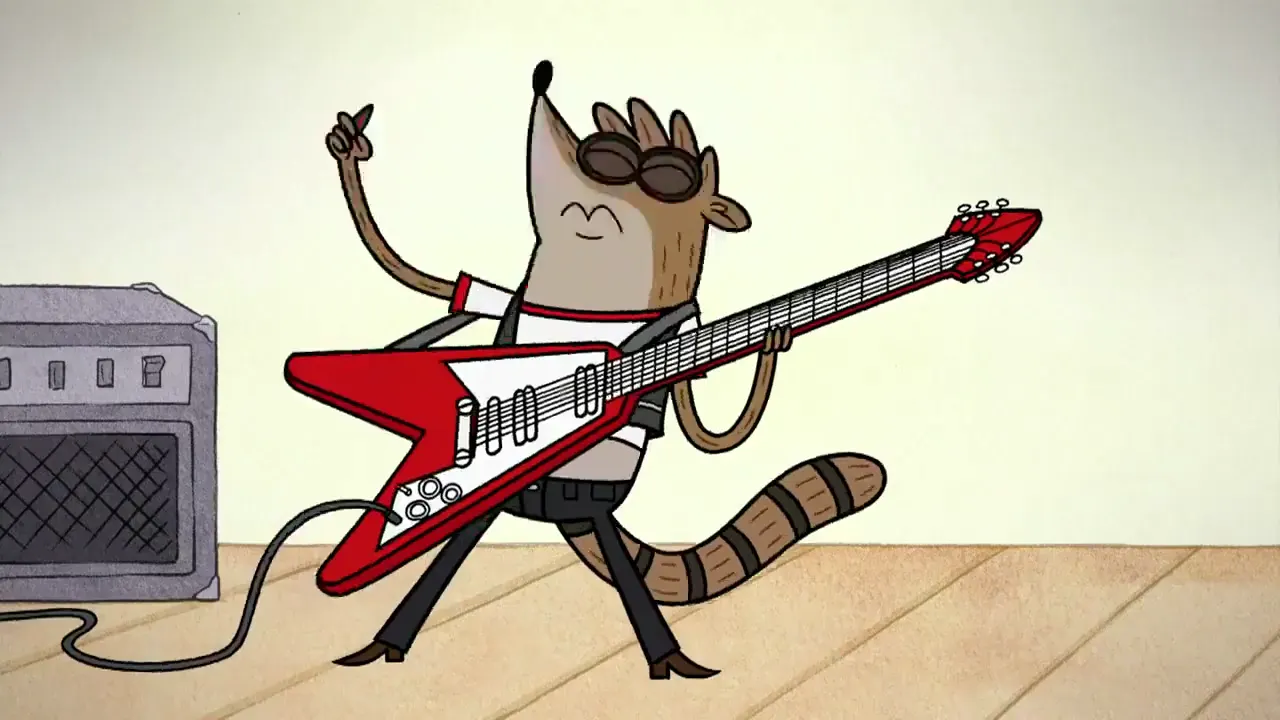 Regular Show - Baby lets just party tonight at 01:21 — Mordecai
