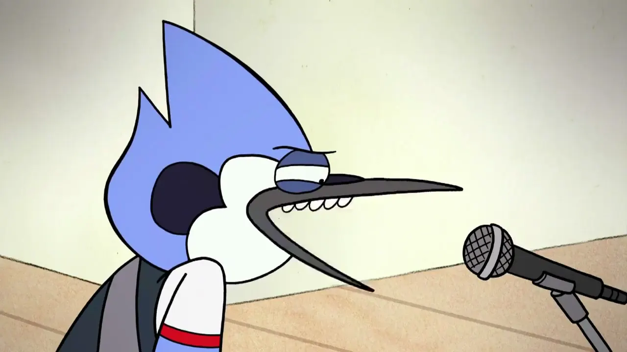 Regular Show - Baby lets just party tonight at 01:27 — Mordecai