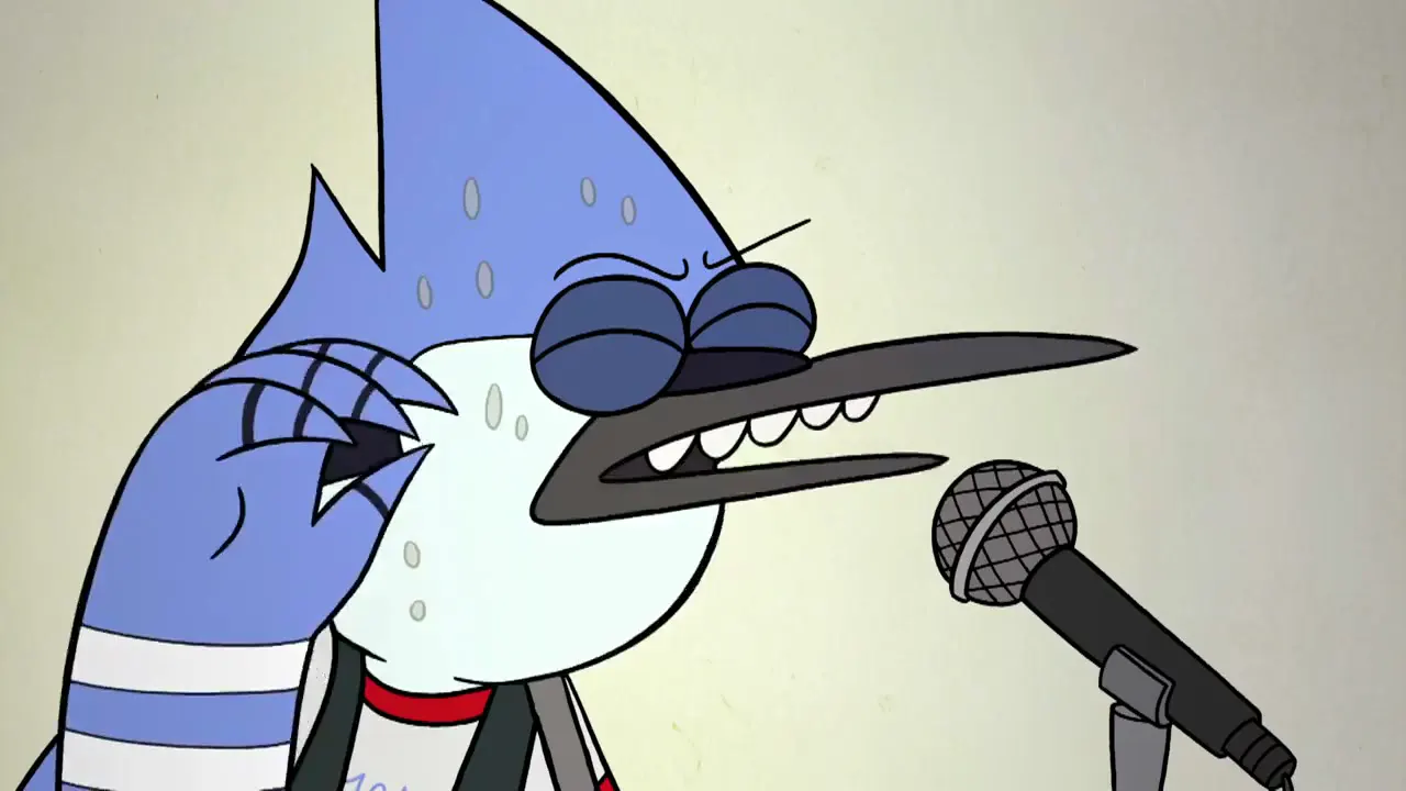 Regular Show - Baby lets just party tonight at 01:34 — Mordecai