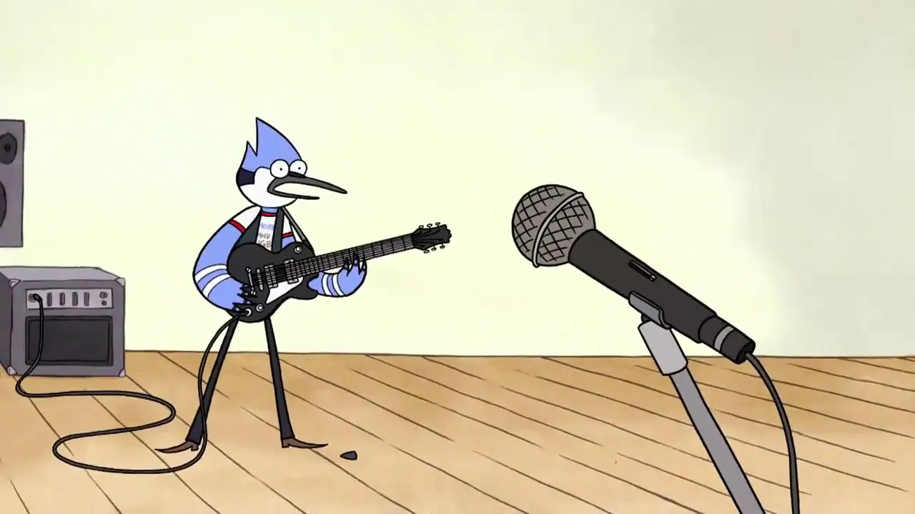 Regular Show - Baby lets just party tonight at 01:51 — Mordecai