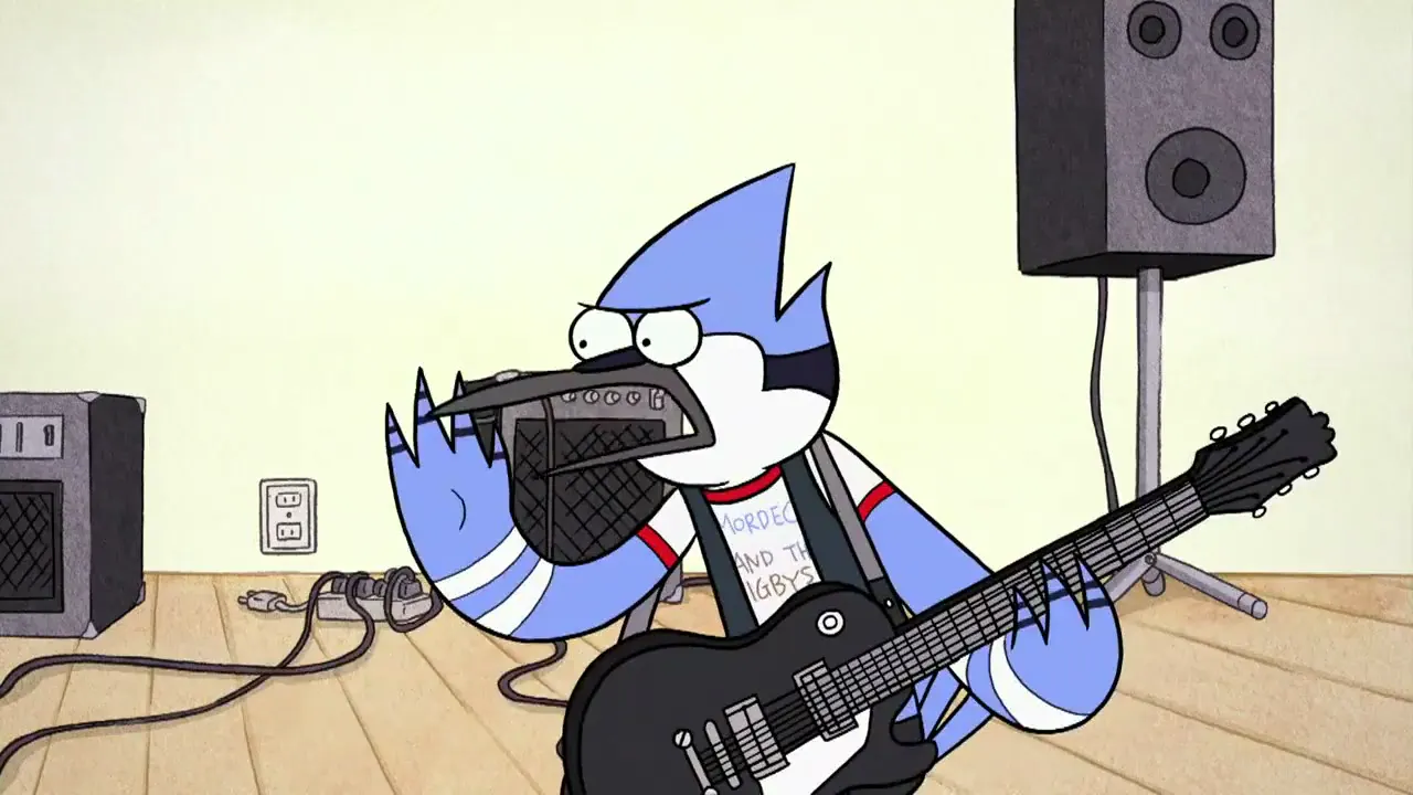 Regular Show - Baby lets just party tonight at 02:00 — Mordecai