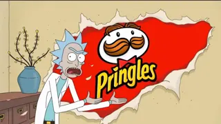 Rick and Morty pringles ad at 00:16 — Rick