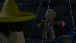 Shrek 2 - Prison Escape at 01:18 — Gingy
