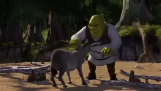 Donkey argues with Shrek at 00:24 — SHrek