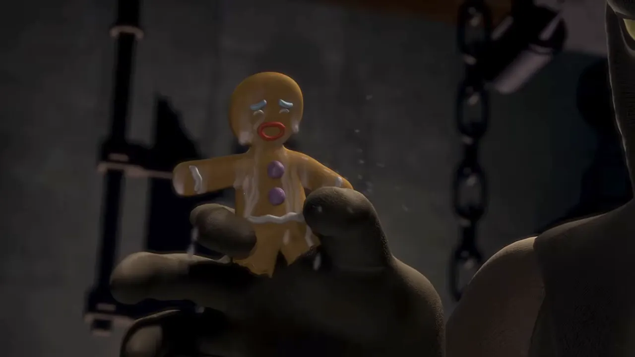 Shrek 1 - Muffin Man at 00:06 — Gingerbread Man