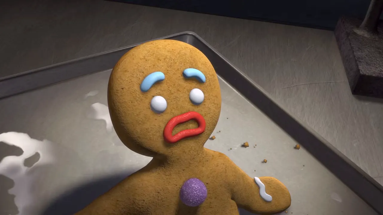Shrek 1 - Muffin Man at 01:01 — Gingerbread Man